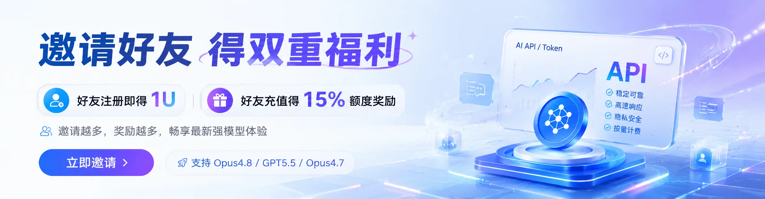 邀请好友得双重福利